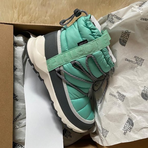 NIB $145 THE NORTH FACE Women 8 ThermoBall Lace Up Slip On Boots Winter Shoes - Picture 8 of 9